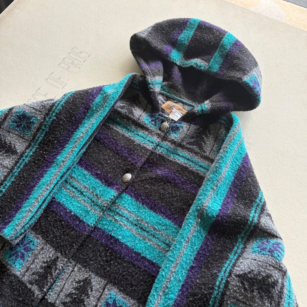 Vintage Bear Ridge Outfitters Hooded Poncho
